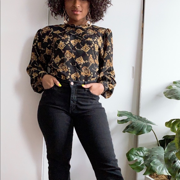 Vintage chain blouse - Picture 2 of 7